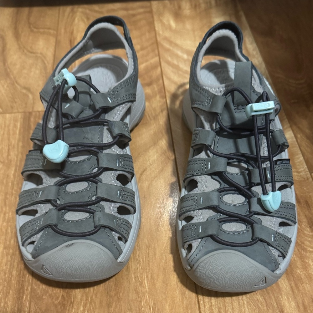 KEEN Astoria West Leather Hiking Walking Waterproof Sandal